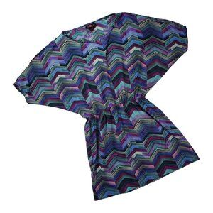 Ultra Flirt Chevron Mini Dress S